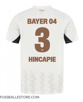 Günstige Bayer Leverkusen Piero Hincapie #3 Auswärtstrikot 2024-25 Kurzarm